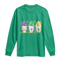 Funny Mardi Gras Snowballs Fat Tuesday Carnival Beads Long Sleeve Shirt