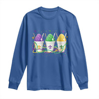 Funny Mardi Gras Snowballs Fat Tuesday Carnival Beads Long Sleeve Shirt