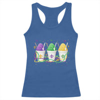 Funny Mardi Gras Snowballs Fat Tuesday Carnival Beads Racerback Tank Top