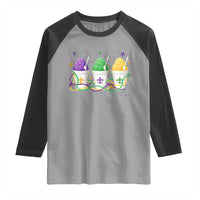 Funny Mardi Gras Snowballs Fat Tuesday Carnival Beads Raglan Shirt