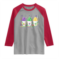 Funny Mardi Gras Snowballs Fat Tuesday Carnival Beads Raglan Shirt