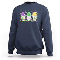 Funny Mardi Gras Snowballs Fat Tuesday Carnival Beads Sweatshirt