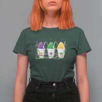 Funny Mardi Gras Snowballs Fat Tuesday Carnival Beads T Shirt For Women