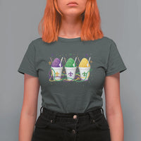 Funny Mardi Gras Snowballs Fat Tuesday Carnival Beads T Shirt For Women
