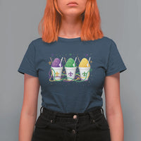 Funny Mardi Gras Snowballs Fat Tuesday Carnival Beads T Shirt For Women
