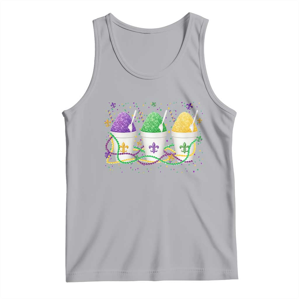 Funny Mardi Gras Snowballs Fat Tuesday Carnival Beads Tank Top