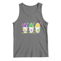 Funny Mardi Gras Snowballs Fat Tuesday Carnival Beads Tank Top