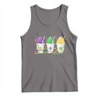 Funny Mardi Gras Snowballs Fat Tuesday Carnival Beads Tank Top