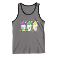 Funny Mardi Gras Snowballs Fat Tuesday Carnival Beads Tank Top