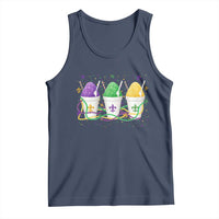 Funny Mardi Gras Snowballs Fat Tuesday Carnival Beads Tank Top