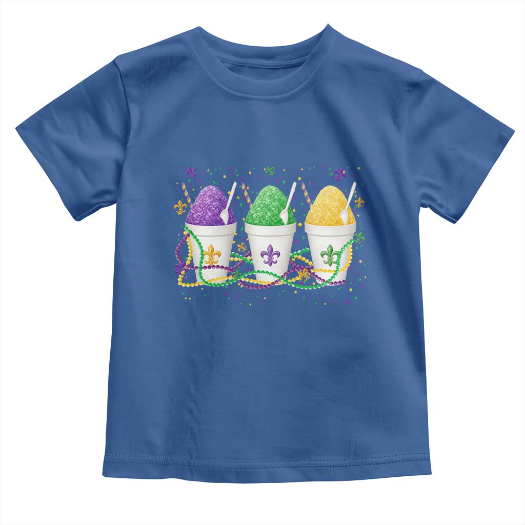 Funny Mardi Gras Snowballs Fat Tuesday Carnival Beads Toddler T Shirt