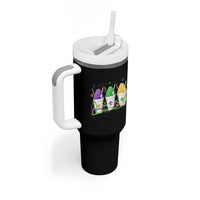 Funny Mardi Gras Snowballs Fat Tuesday Carnival Beads Tumbler With Handle