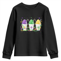 Funny Mardi Gras Snowballs Fat Tuesday Carnival Beads Youth Sweatshirt