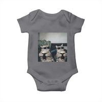 Funny Cat Drinking Irish Stout Beer Baby Onesie Black Beer and Cat Lovers