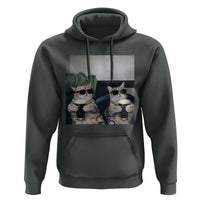 Funny Cat Drinking Irish Stout Beer Hoodie Black Beer and Cat Lovers