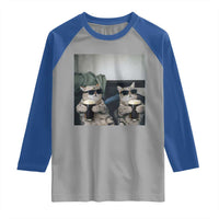 Funny Cat Drinking Irish Stout Beer Raglan Shirt Black Beer and Cat Lovers