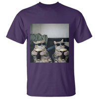 Funny Cat Drinking Irish Stout Beer T Shirt Black Beer and Cat Lovers