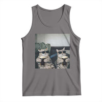 Funny Cat Drinking Irish Stout Beer Tank Top Black Beer and Cat Lovers