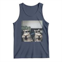 Funny Cat Drinking Irish Stout Beer Tank Top Black Beer and Cat Lovers