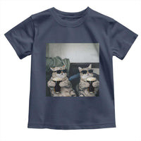 Funny Cat Drinking Irish Stout Beer Toddler T Shirt Black Beer and Cat Lovers