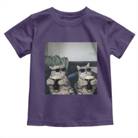 Funny Cat Drinking Irish Stout Beer Toddler T Shirt Black Beer and Cat Lovers