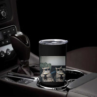 Funny Cat Drinking Irish Stout Beer Tumbler Cup Black Beer and Cat Lovers