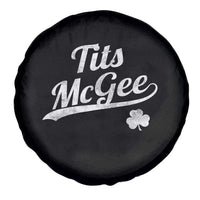 Tits McGee Spare Tire Cover Funny St Patricks Day Adult Humor Shamrocks