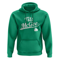 Tits McGee Hoodie Funny St Patricks Day Adult Humor Shamrocks