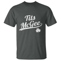 Tits McGee T Shirt Funny St Patricks Day Adult Humor Shamrocks