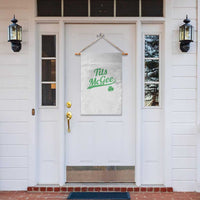 Tits McGee Garden Flag Funny Womens St Patricks Day Vintage Shamrocks