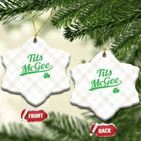Tits McGee Ceramic Ornament Funny Womens St Patricks Day Vintage Shamrocks