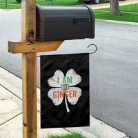 Funny St Patricks Day I Am The Ginger Garden Flag Irish Redhead Shamrock