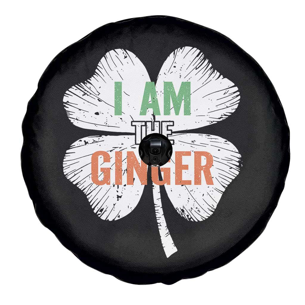 Funny St Patricks Day I Am The Ginger Spare Tire Cover Irish Redhead Shamrock