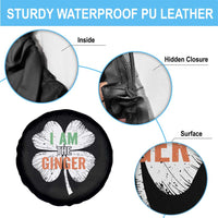 Funny St Patricks Day I Am The Ginger Spare Tire Cover Irish Redhead Shamrock
