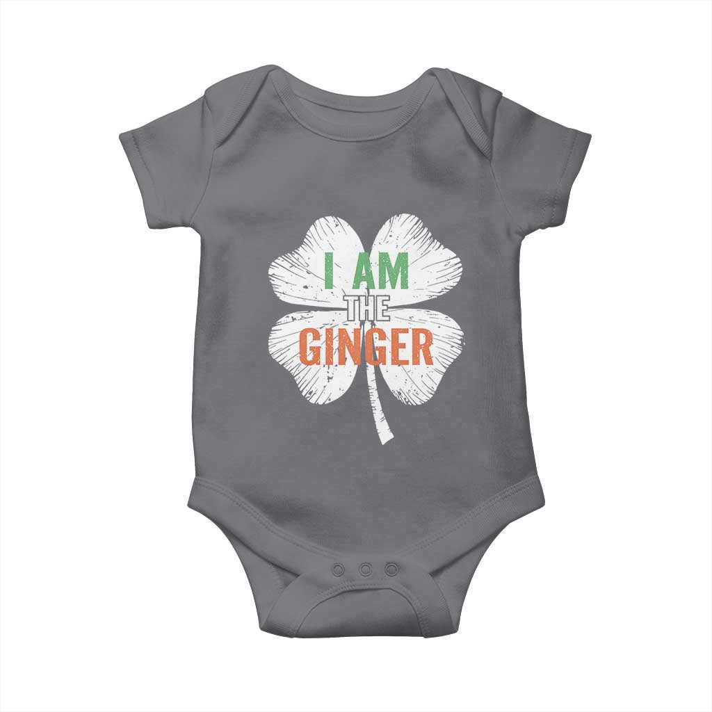 Funny St Patricks Day I Am The Ginger Baby Onesie Irish Redhead Shamrock