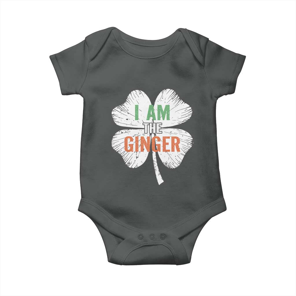 Funny St Patricks Day I Am The Ginger Baby Onesie Irish Redhead Shamrock