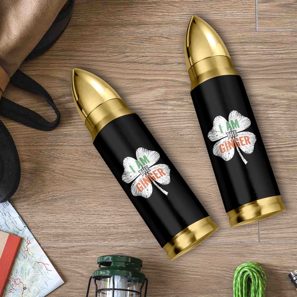 Funny St Patricks Day I Am The Ginger Bullet Tumbler Irish Redhead Shamrock