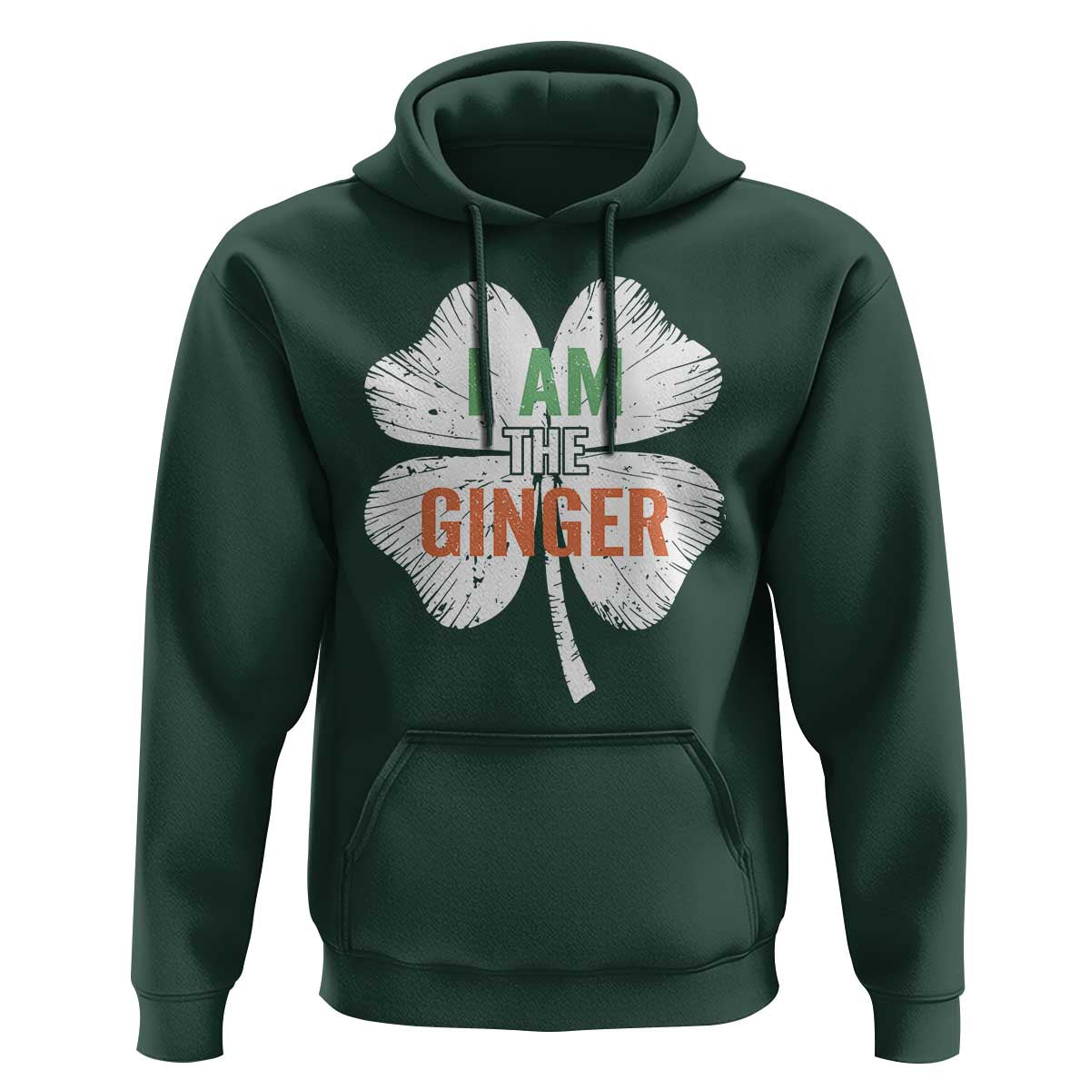 Funny St Patricks Day I Am The Ginger Hoodie Irish Redhead Shamrock