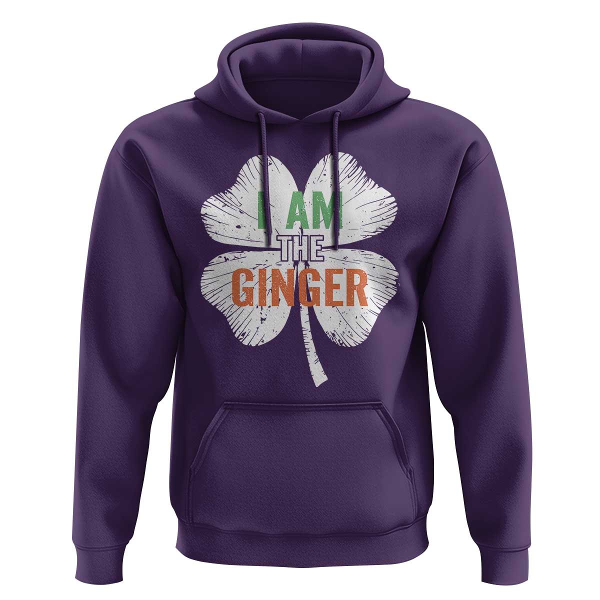 Funny St Patricks Day I Am The Ginger Hoodie Irish Redhead Shamrock