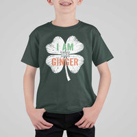 Funny St Patricks Day I Am The Ginger T Shirt For Kid Irish Redhead Shamrock