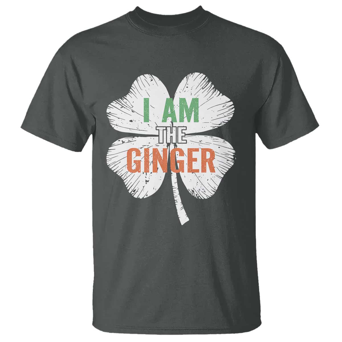 Funny St Patricks Day I Am The Ginger T Shirt Irish Redhead Shamrock