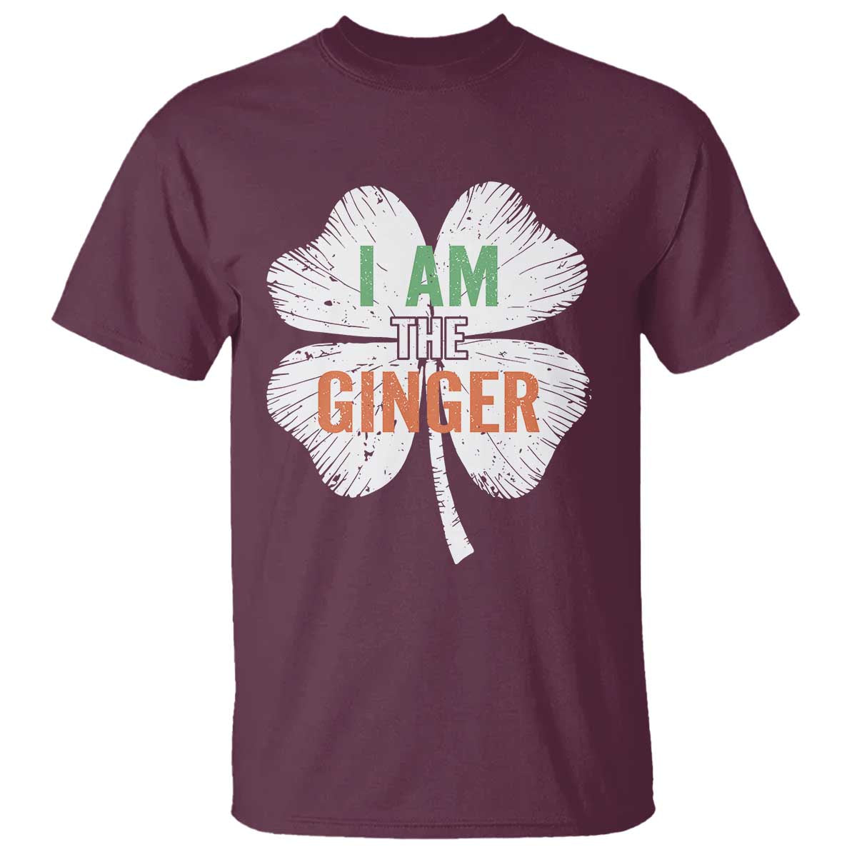 Funny St Patricks Day I Am The Ginger T Shirt Irish Redhead Shamrock