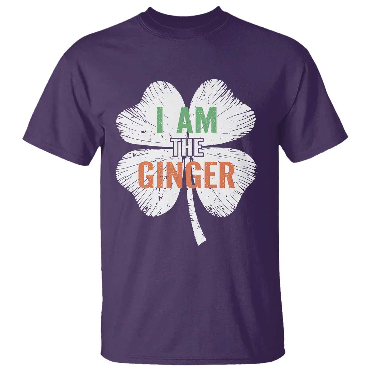 Funny St Patricks Day I Am The Ginger T Shirt Irish Redhead Shamrock