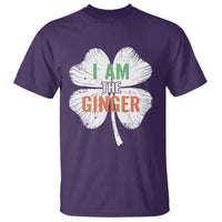 Funny St Patricks Day I Am The Ginger T Shirt Irish Redhead Shamrock
