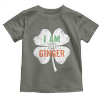 Funny St Patricks Day I Am The Ginger Toddler T Shirt Irish Redhead Shamrock