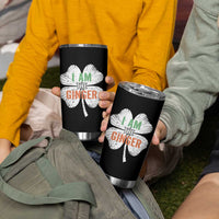 Funny St Patricks Day I Am The Ginger Tumbler Cup Irish Redhead Shamrock