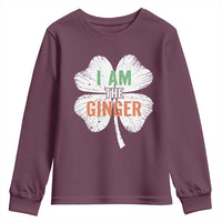 Funny St Patricks Day I Am The Ginger Youth Sweatshirt Irish Redhead Shamrock