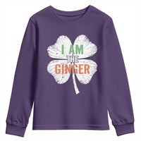 Funny St Patricks Day I Am The Ginger Youth Sweatshirt Irish Redhead Shamrock