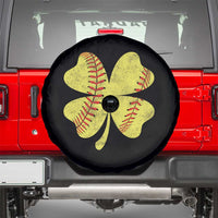 Softball St Patricks Day Irish Clover Sport Spare Tire Cover