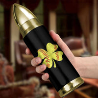Softball St Patricks Day Irish Clover Sport Bullet Tumbler